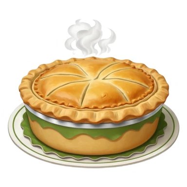 chicken pie sticker
