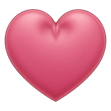 Thin reddish-pink Hollow Heart thinly  outline lines sticker