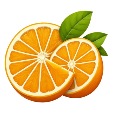 Bergamot sliced sticker