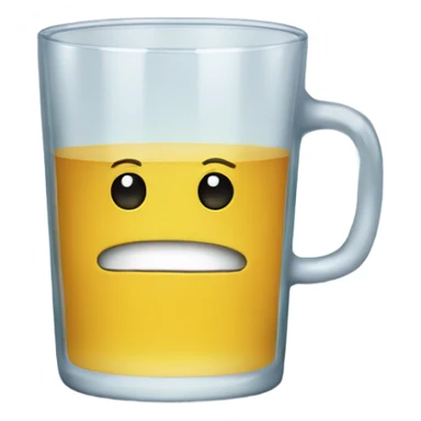 Glass half full sticker