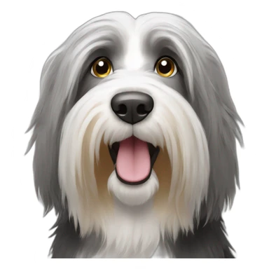 Bearded collie sticker
