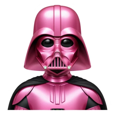 dart vader in pink sticker