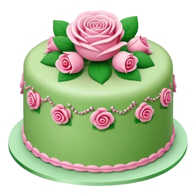 swedish green marzipan cake prinsesstårta sticker