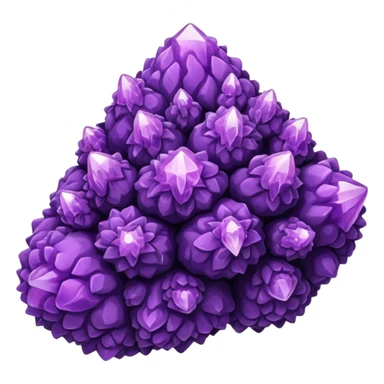 Purple Cannabis nugget sticker