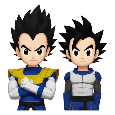 Vegeta ft sasuke sticker