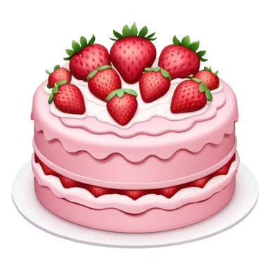 2 tier Strawberry Cake sticker