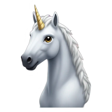 licorne sans corne sticker