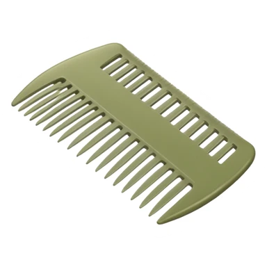 Pale olive comb sticker