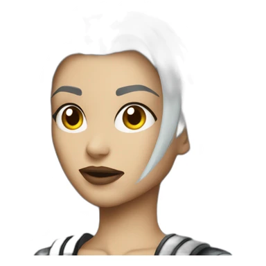 x-men rogue white streak sticker