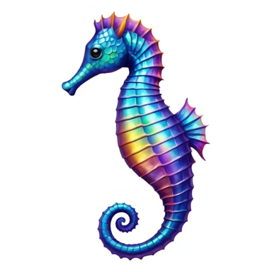 Seahorse - чтобы выглядил как настоящий sticker