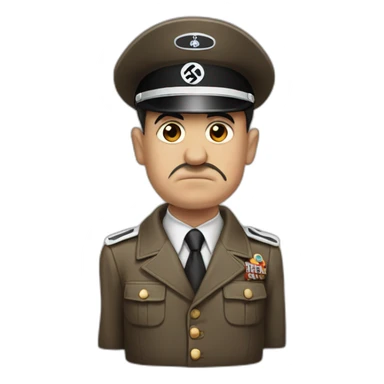 Hitler et son signe sticker