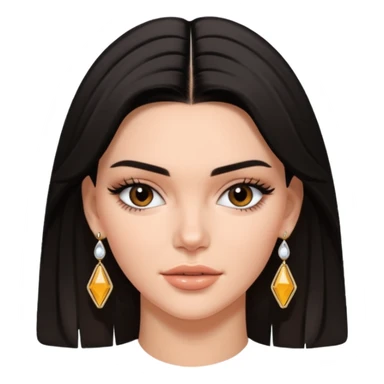 kendall jenner with earrings sticker