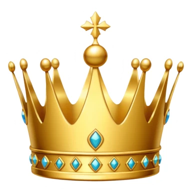 Small crown sticker