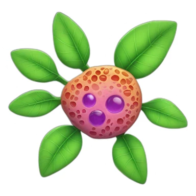 structure of a plant cell sticker