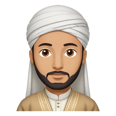 Muslim Man without head sticker