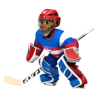 Puerto Rican hockey goalie sticker