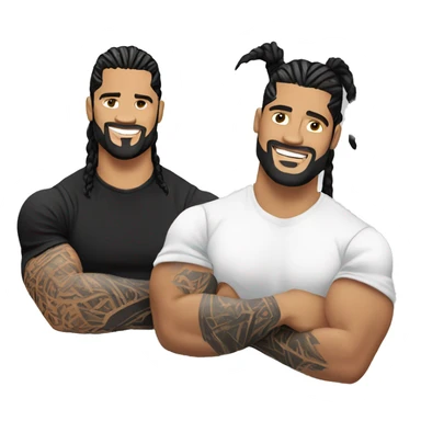 roman reigns with OTC t shirt sticker