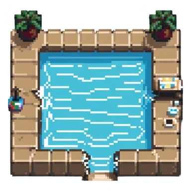 swimming pool sticker