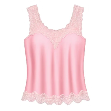  pink top with lace sticker
