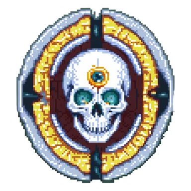 skull, eye, MRI, SCAN, egg, embryonic sticker