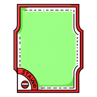 Red CENSORED stamp with clear text, official censorship mark sticker