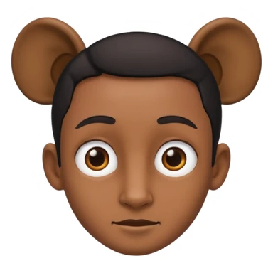 Make the ears a little smaller and black. No white on the face, only brown sticker