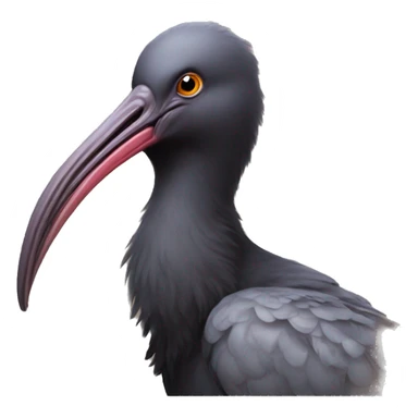 Australian black ibis bi chicken pax sticker