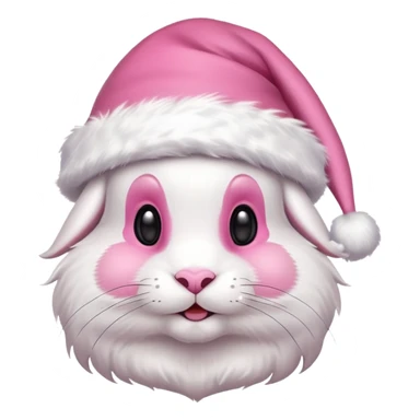 christmas rabbit sticker