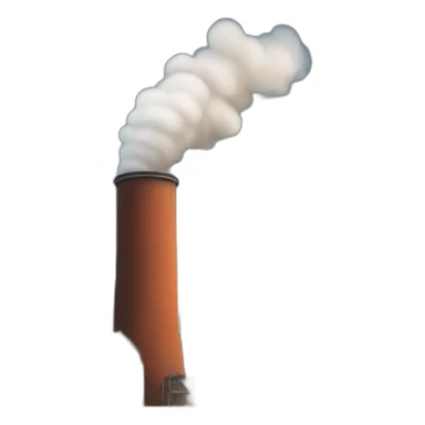 FACTORY CHIMNEY WITH SMOKE sticker