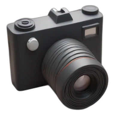 Plasticine slr film camera sticker