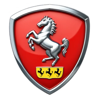 Real Ferrari badge sticker