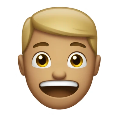 Sad but laughing sticker