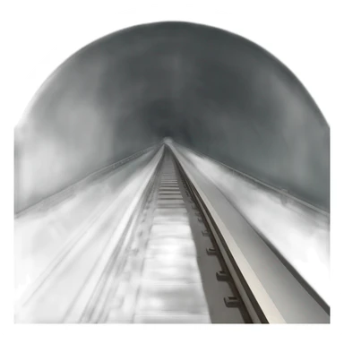 underground train transport tunnel sticker