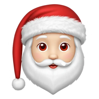 red heart in a santa hat sticker