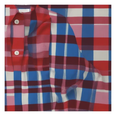 Plaid Flannel Shirt – Oversized and casually draped sticker