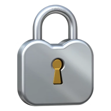 unlocked padlock sticker