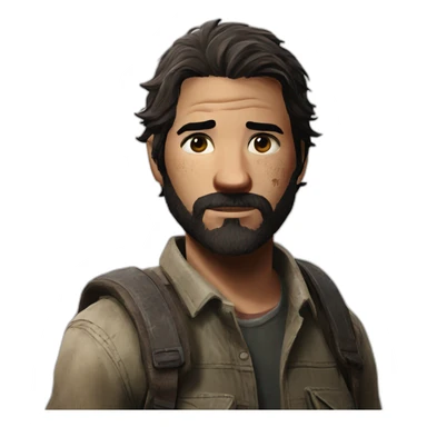 Joel from the last of us sticker