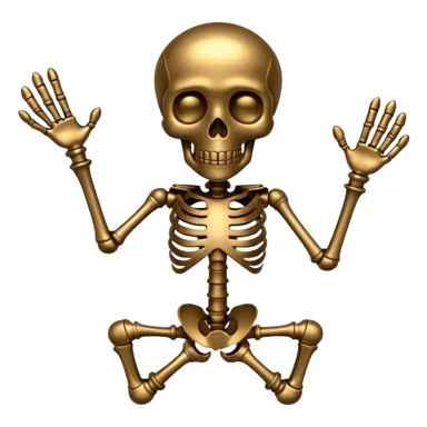 Wind-Up Skeleton sticker