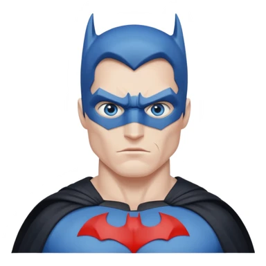 Batman with blue eyes sticker