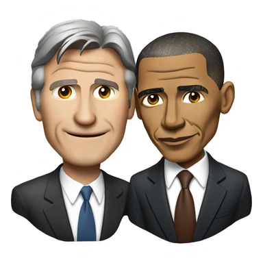 Harrison Ford with Obama  sticker