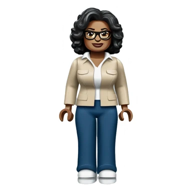 OPRAH WINFREY lego full body sticker