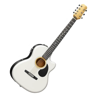 white Guitar Case sticker
