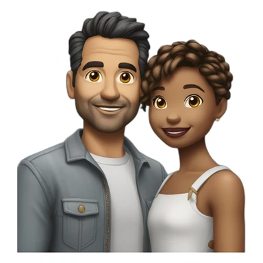 Ricardo Antonio Chavira and Halle Bailey sticker
