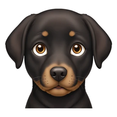 Black lab mix sticker