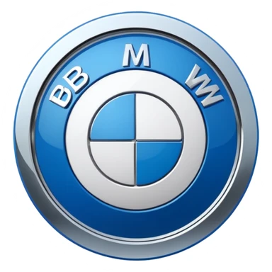 Bmw car logo sticker