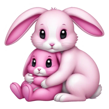 Bunny love sticker
