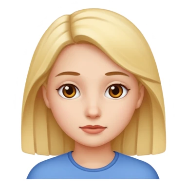 light pink framed photo with a white background of a girl sticker