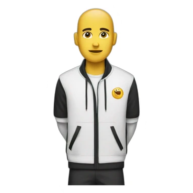 Skinhead in Nike sticker