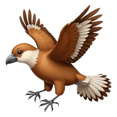 bird flying sticker