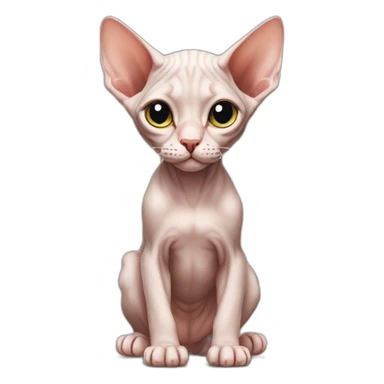 Sphynx kitten sticker
